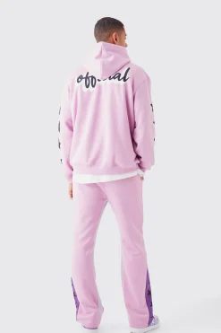 Official Oversized Star Gusset Tracksuit | BoohooMAN UK