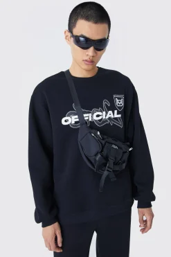 Official Oversized Sweat | BoohooMAN UK
