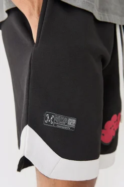 Official Shoe Lace Basketball Shorts | BoohooMAN UK