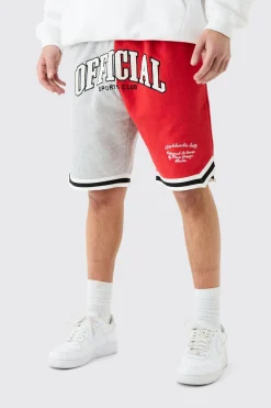 Official Spliced Basketball Jersey Shorts | BoohooMAN UK