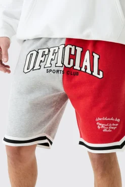 Official Spliced Basketball Jersey Shorts | BoohooMAN UK
