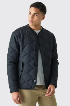 Onion Quilted Liner Jacket | BoohooMAN UK
