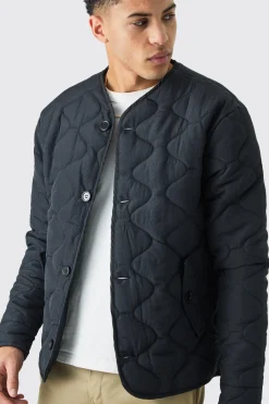 Onion Quilted Liner Jacket | BoohooMAN UK