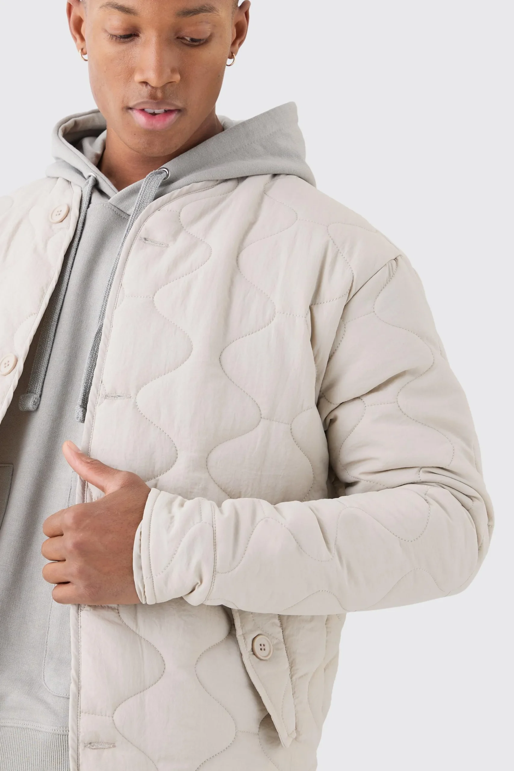 Onion Quilted Liner Jacket | BoohooMAN UK