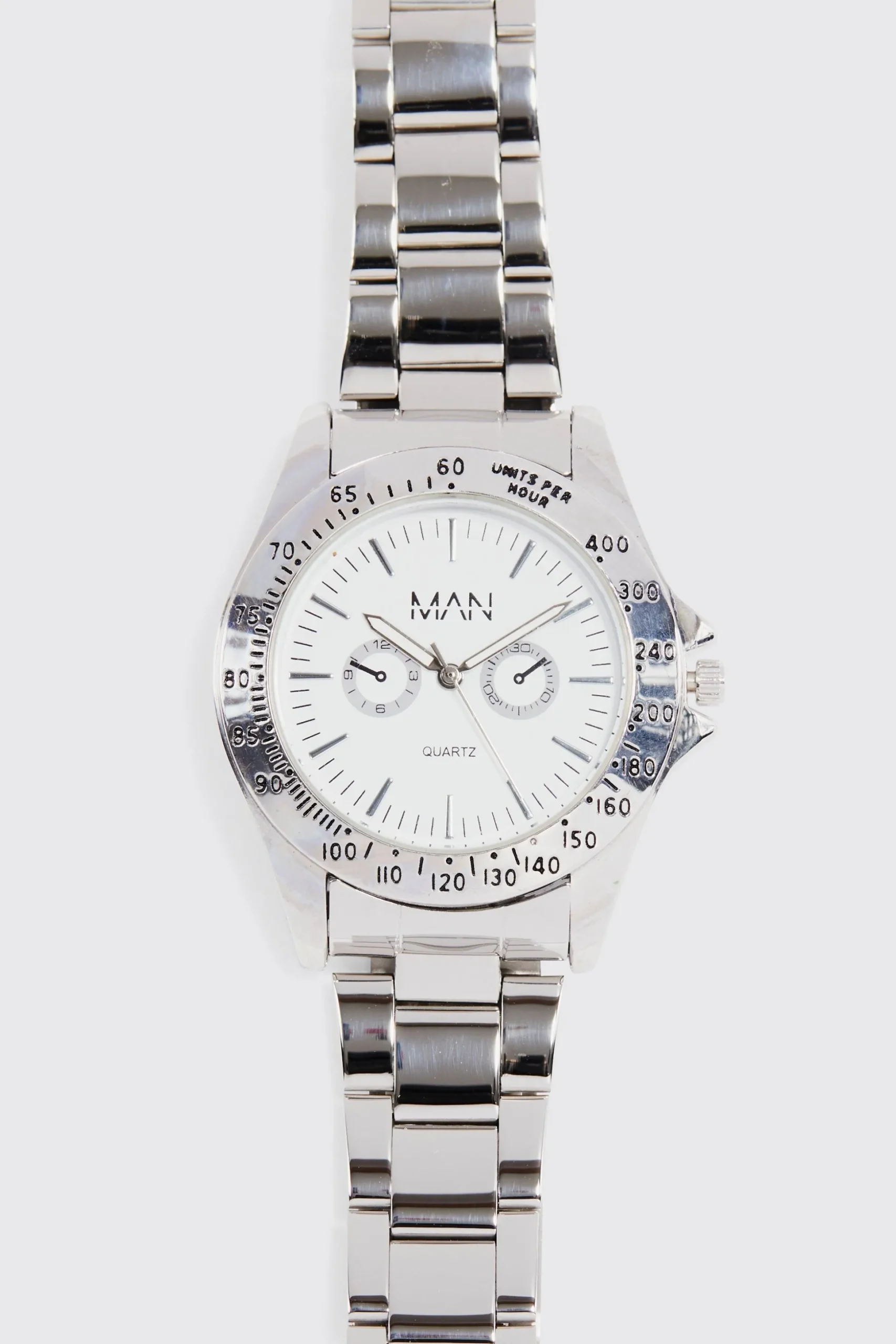 Original Man Classic Link Watch | BoohooMAN UK