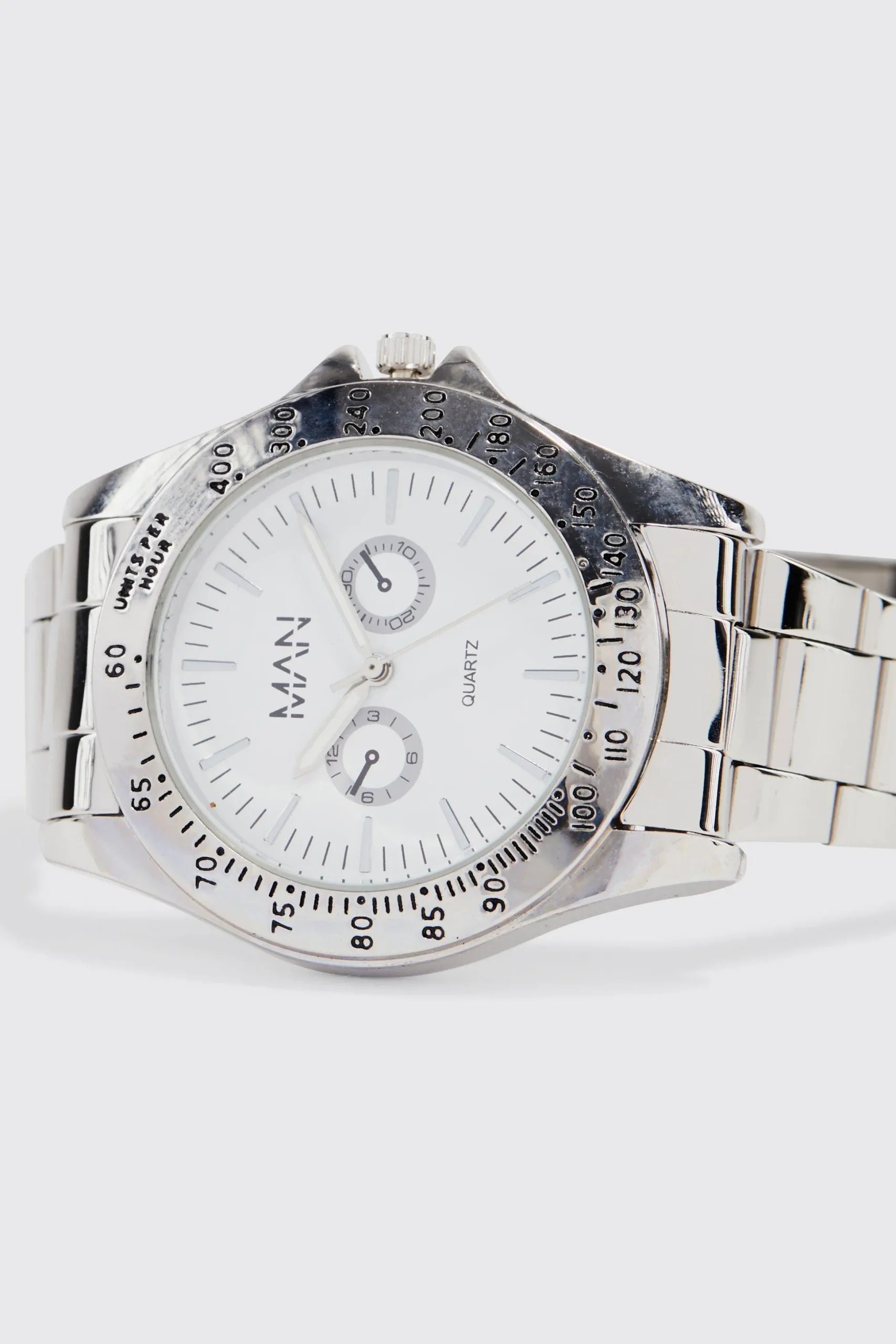 Original Man Classic Link Watch | BoohooMAN UK
