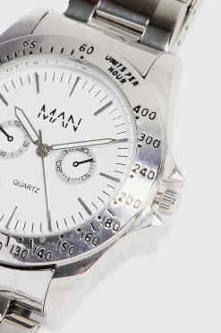 Original Man Classic Link Watch | BoohooMAN UK