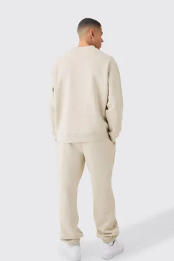Original Man Oversized Sweatshirt Tracksuit | BoohooMAN UK