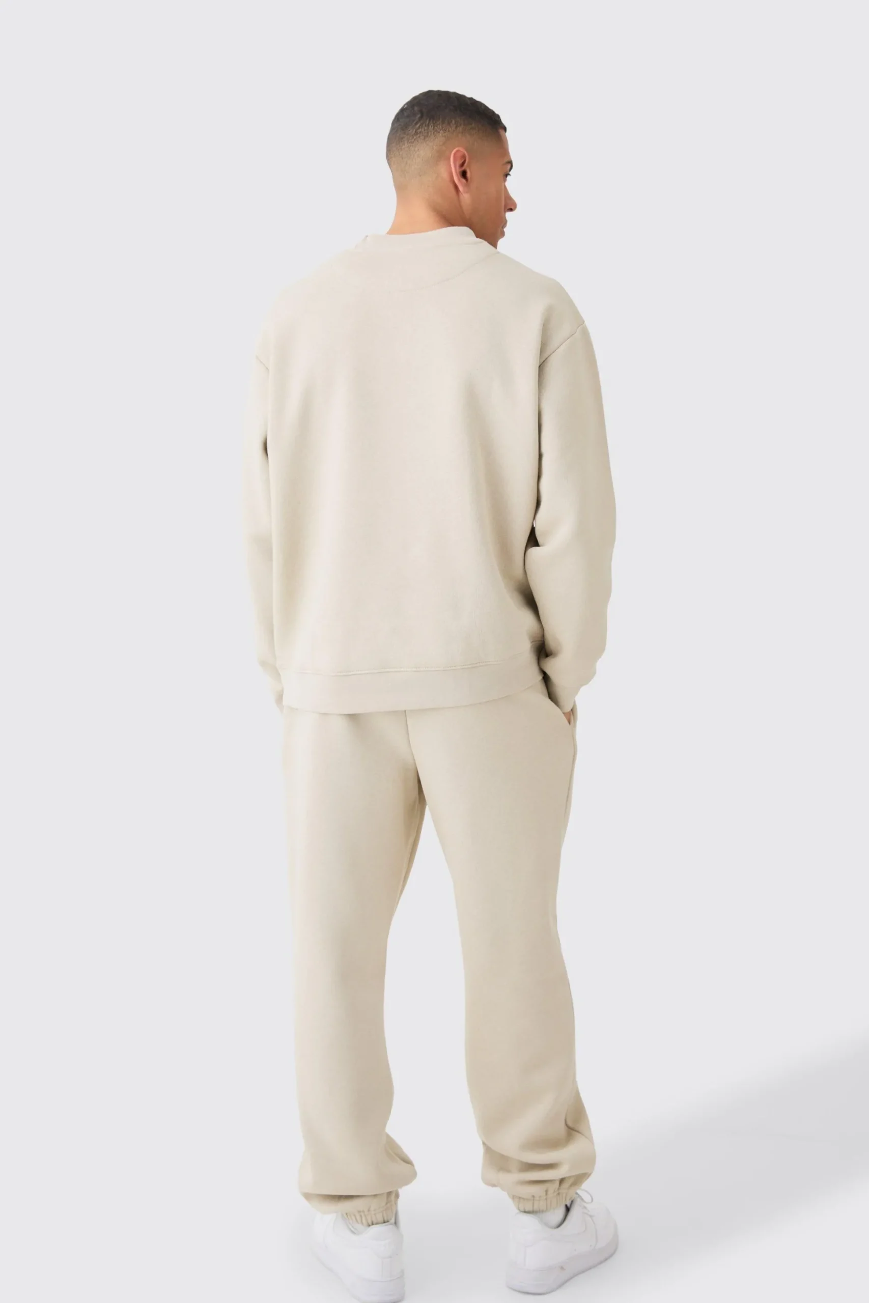 Original Man Oversized Sweatshirt Tracksuit | BoohooMAN UK