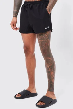 Original Man Short Length Swim Short | BoohooMAN UK