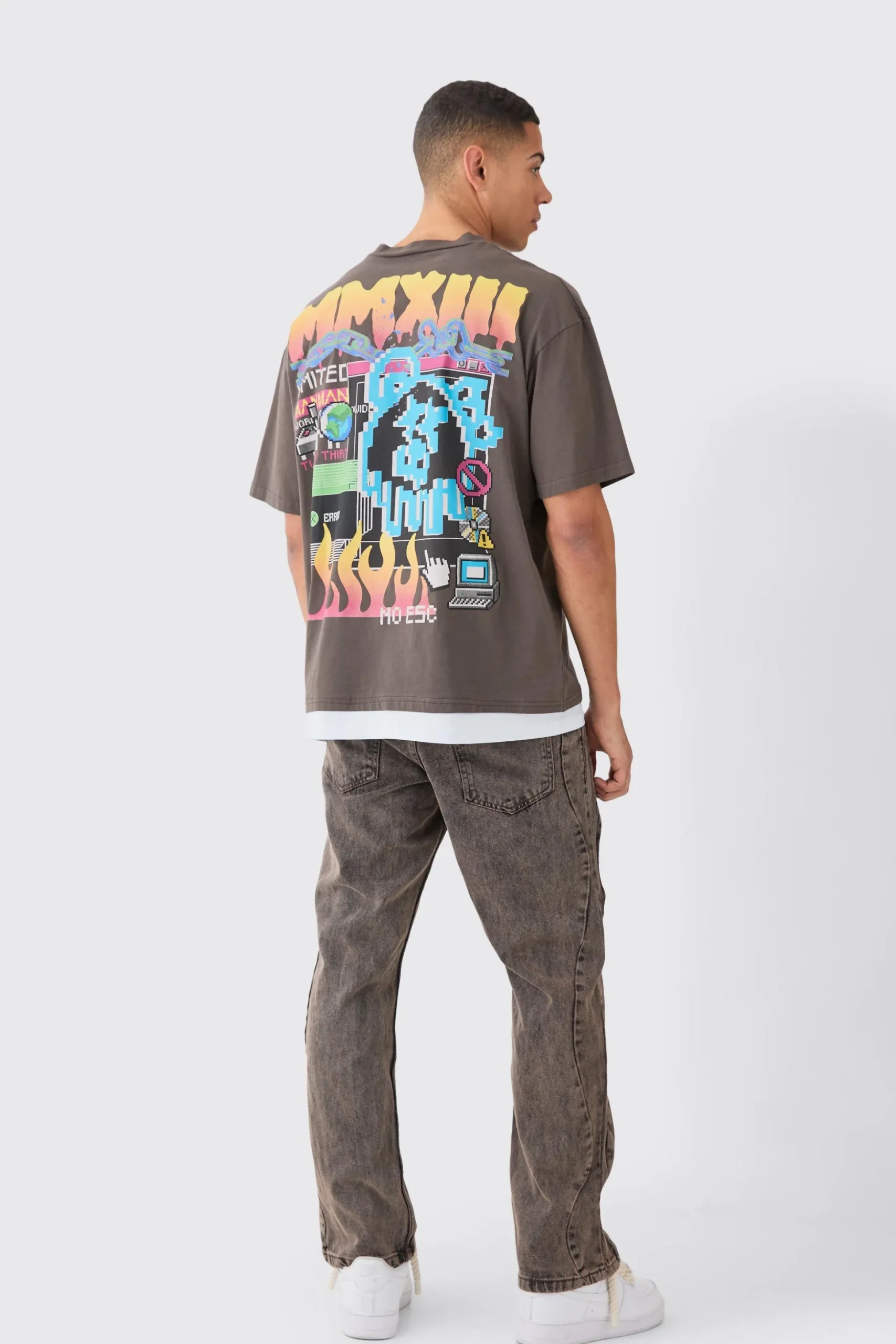Overdyed Denim Jacket And Jeans Set | BoohooMAN UK