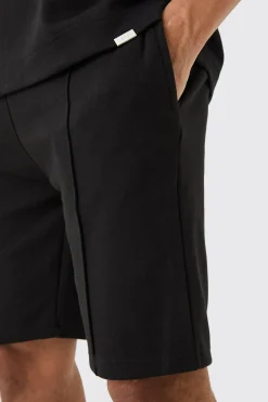 Overisized T-shirt & Short Interlock Set | BoohooMAN UK