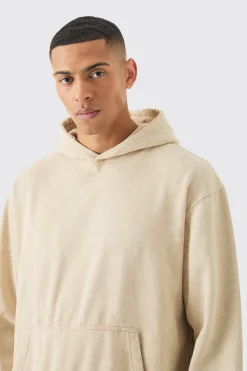 Oversized Acid Wash Official Graphic Hoodie | BoohooMAN UK