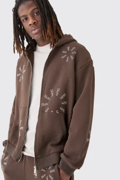 Oversized All Over Man Dash Colour Block Tracksuit | BoohooMAN UK