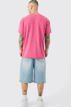 Oversized Arcade Street Fighter Wash License T-shirt | BoohooMAN UK