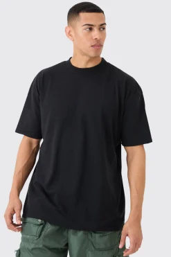 Oversized Back Print Worldwide Spaceship T-shirt | BoohooMAN UK
