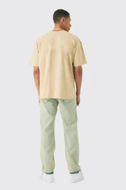 Oversized Basic Crew Neck T-shirt | BoohooMAN UK