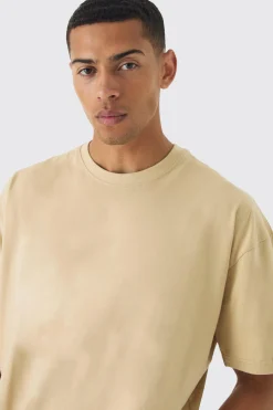 Oversized Basic Crew Neck T-shirt | BoohooMAN UK