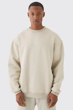 Oversized Basic Sweatshirt | BoohooMAN UK