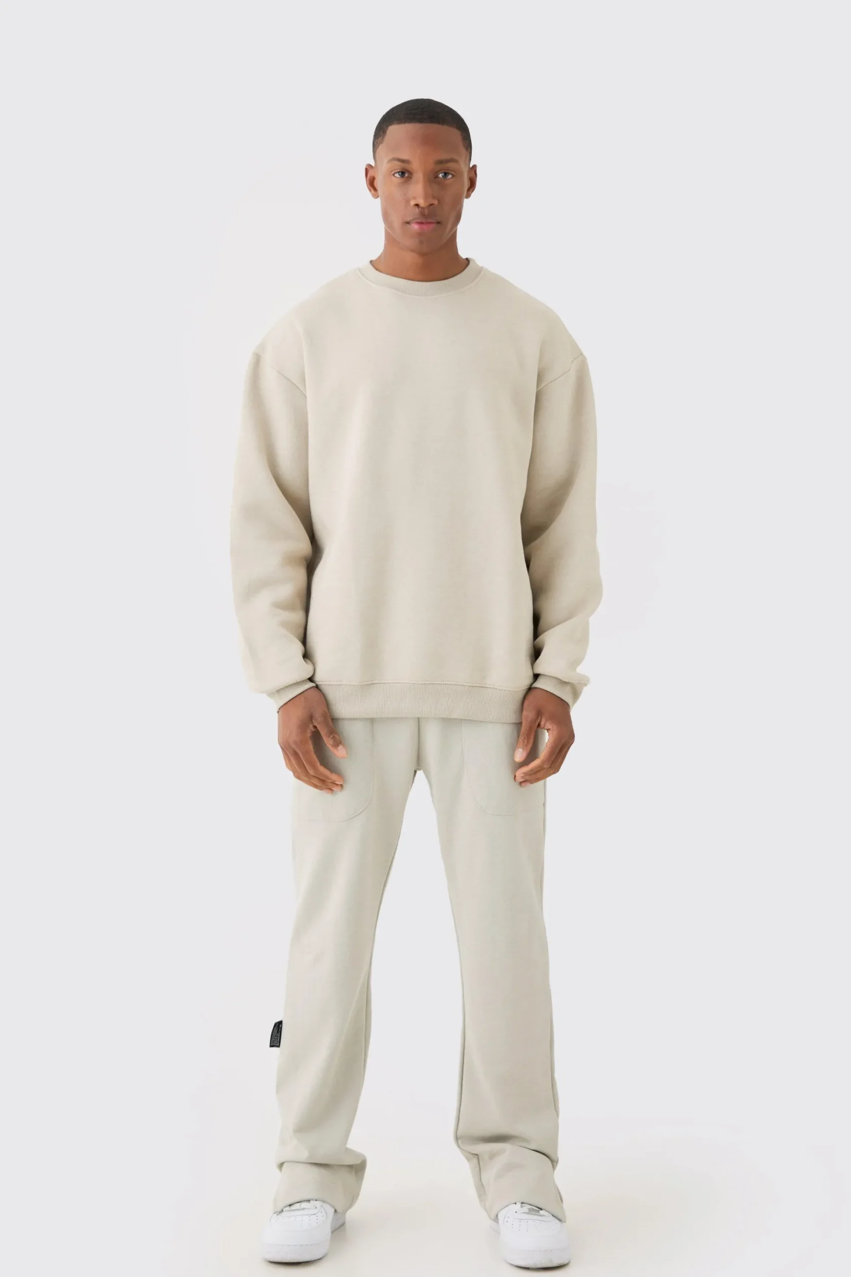 Oversized Basic Sweatshirt | BoohooMAN UK