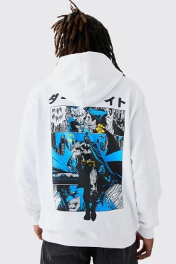 Oversized Batman Anime Comic License Hoodie | BoohooMAN UK