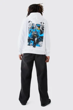 Oversized Batman Anime Comic License Hoodie | BoohooMAN UK