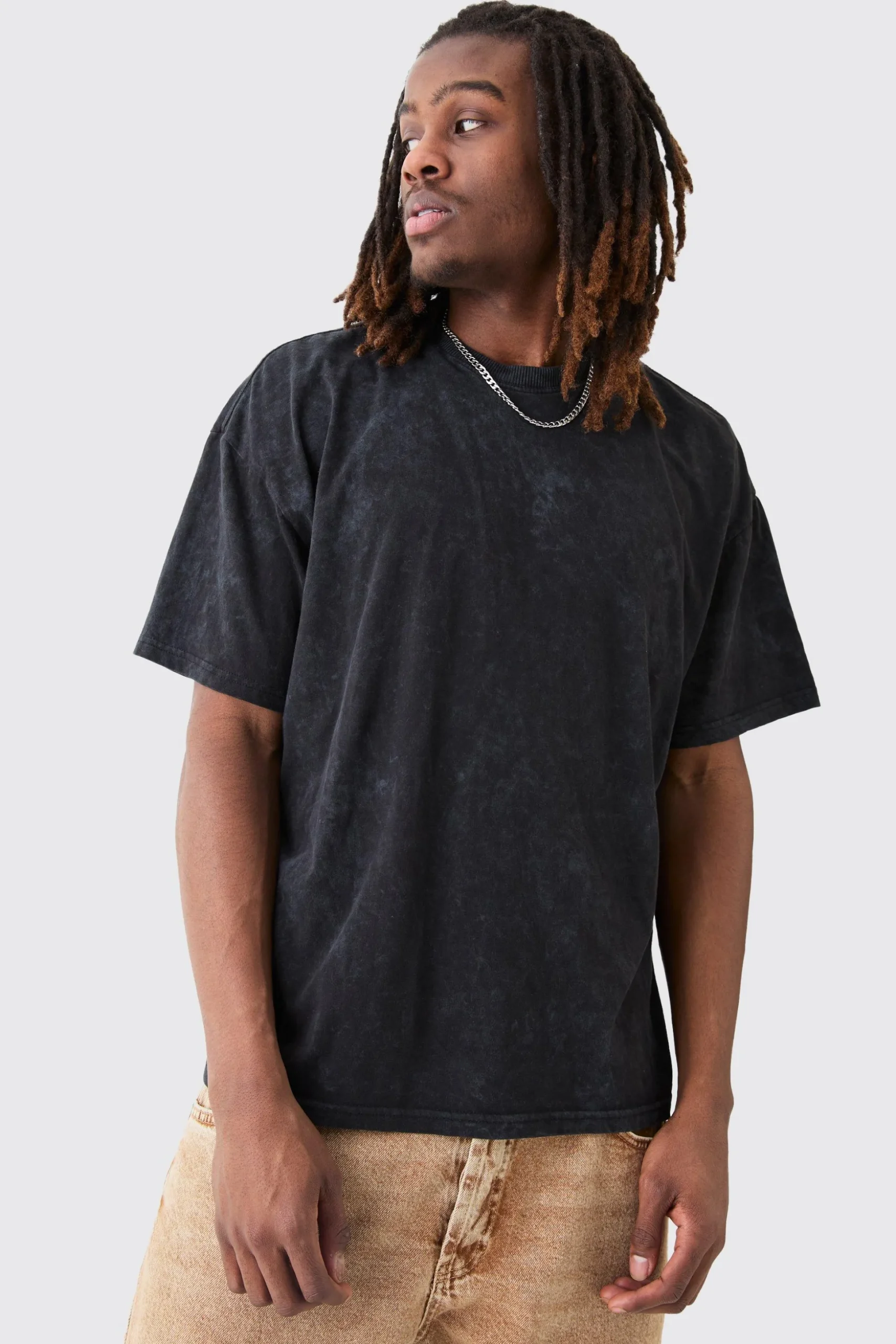 Oversized Batman Wash License T-shirt | BoohooMAN UK