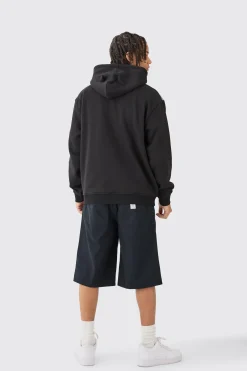 Oversized Batman Zip Up License Hoodie | BoohooMAN UK