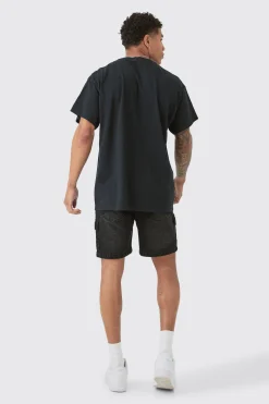 Oversized Bob Ross License T-shirt | BoohooMAN UK