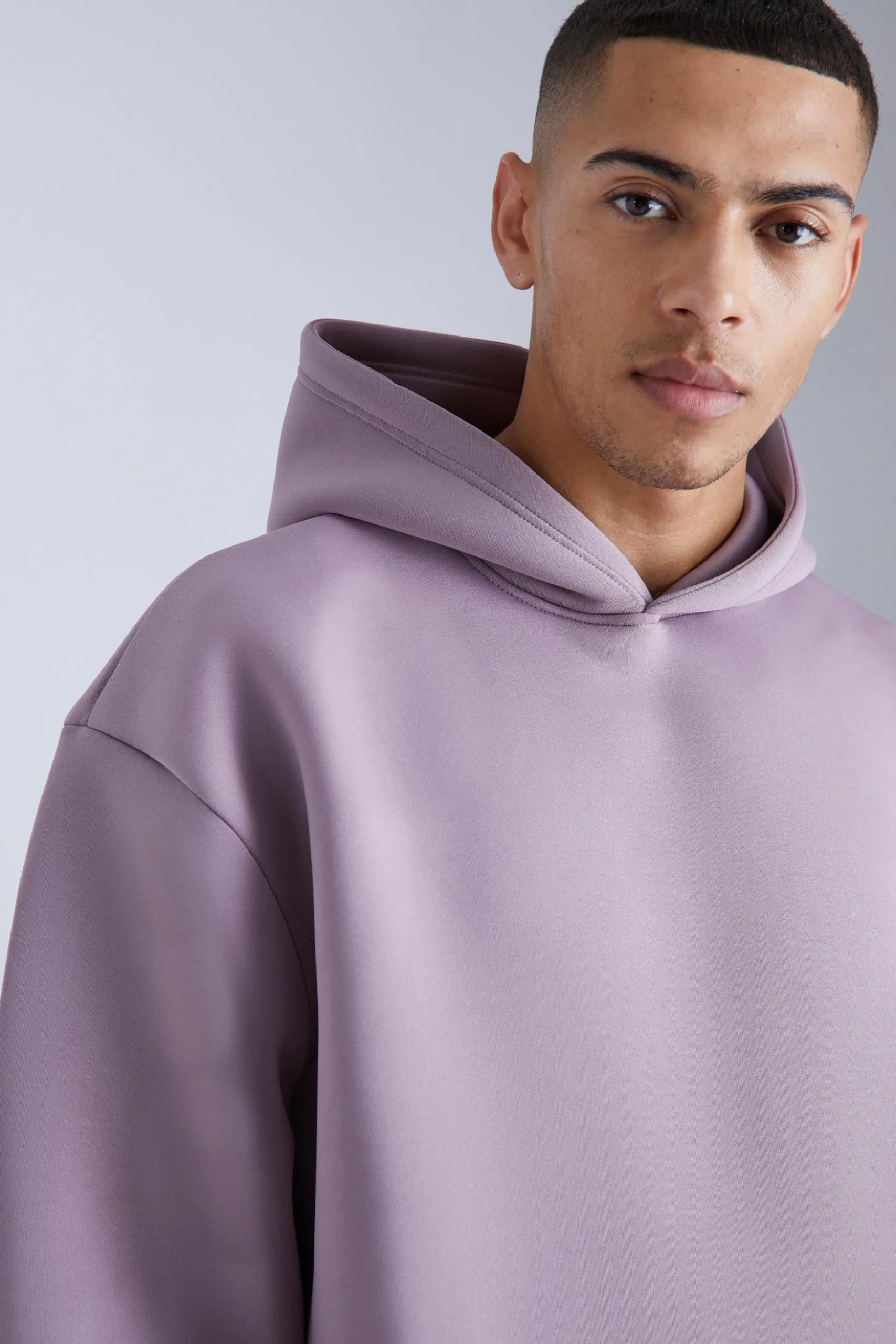 Oversized Bonded Scuba Hooded Tracksuit | BoohooMAN UK