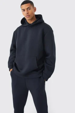 Oversized Bonded Scuba Hooded Tracksuit | BoohooMAN UK