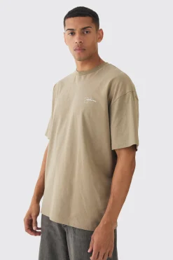 Oversized Boohooman Printed T-Shirt | BoohooMAN UK
