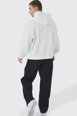 Oversized Boxy Basic Hoodie | BoohooMAN UK