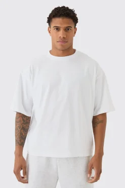 Oversized Boxy Basic T-shirt | BoohooMAN UK