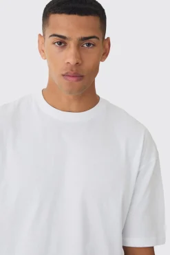 Oversized Boxy Basic T-shirt | BoohooMAN UK