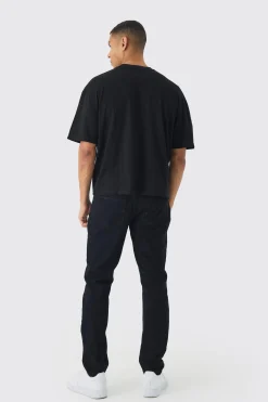 Oversized Boxy Basic T-shirt | BoohooMAN UK