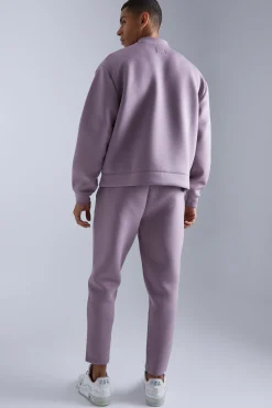 Oversized Boxy Bonded Scuba Bomber Set | BoohooMAN UK
