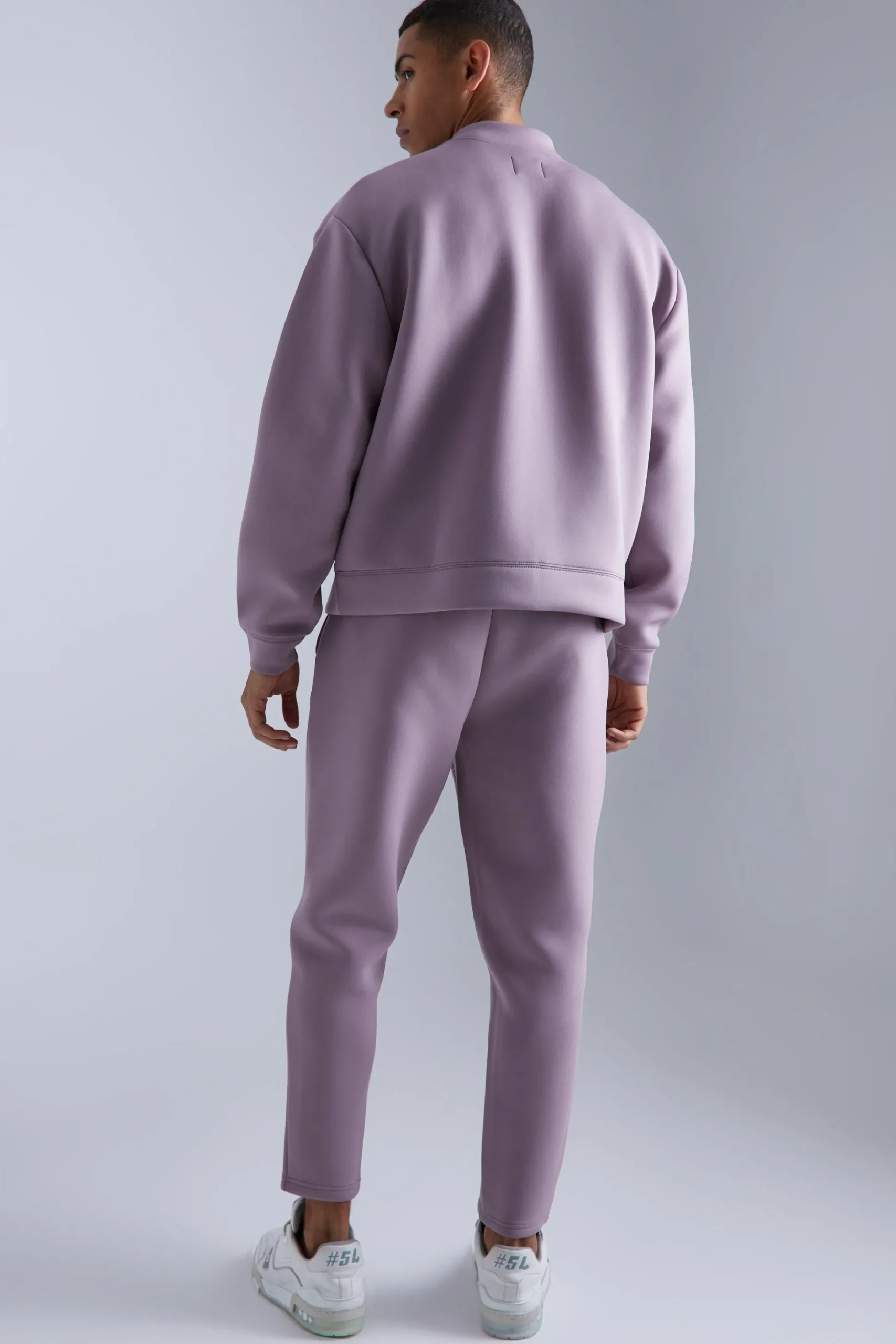 Oversized Boxy Bonded Scuba Bomber Set | BoohooMAN UK
