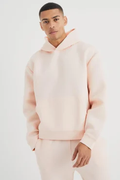 Oversized Boxy Bonded Scuba Hooded Tracksuit | BoohooMAN UK
