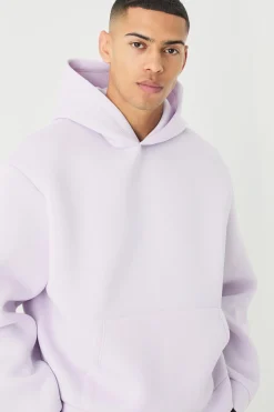 Oversized Boxy Bonded Scuba Hoodie | BoohooMAN UK
