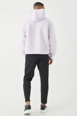 Oversized Boxy Bonded Scuba Hoodie | BoohooMAN UK