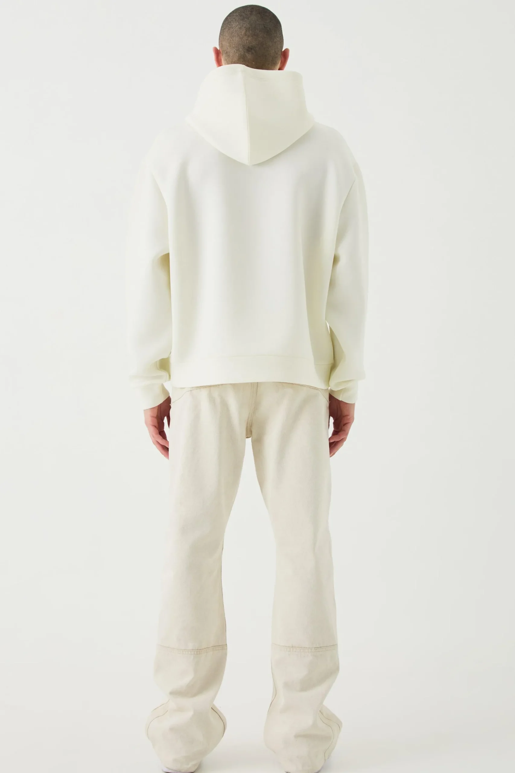 Oversized Boxy Bonded Scuba Hoodie | BoohooMAN UK