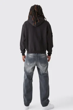 Oversized Boxy Call Of Duty Warzone Badge License Hoodie | BoohooMAN UK