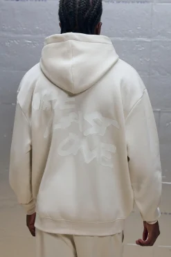 Oversized Boxy Clear Printed The Last One Graphic Hoodie | BoohooMAN UK
