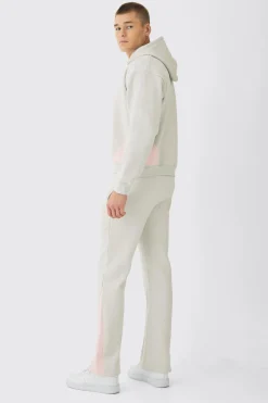 Oversized Boxy Colour Block Gusset Tracksuit | BoohooMAN UK
