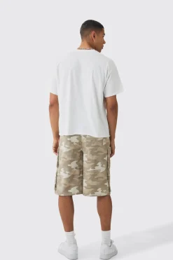 Oversized Boxy Eagle Landscape Print T-shirt | BoohooMAN UK