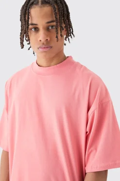 Oversized Boxy Extended Neck T-shirt | BoohooMAN UK