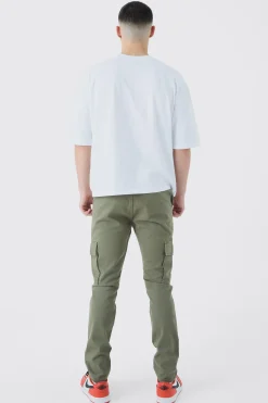 Oversized Boxy Extended Neck Bronx T-shirt | BoohooMAN UK