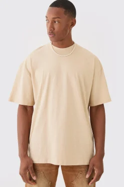 Oversized Boxy Extended Neck Enlighten Printed T-shirt | BoohooMAN UK