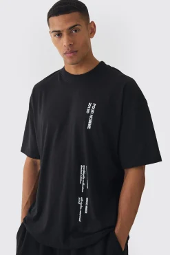Oversized Boxy Extended Neck Pour Homme T-shirt | BoohooMAN UK